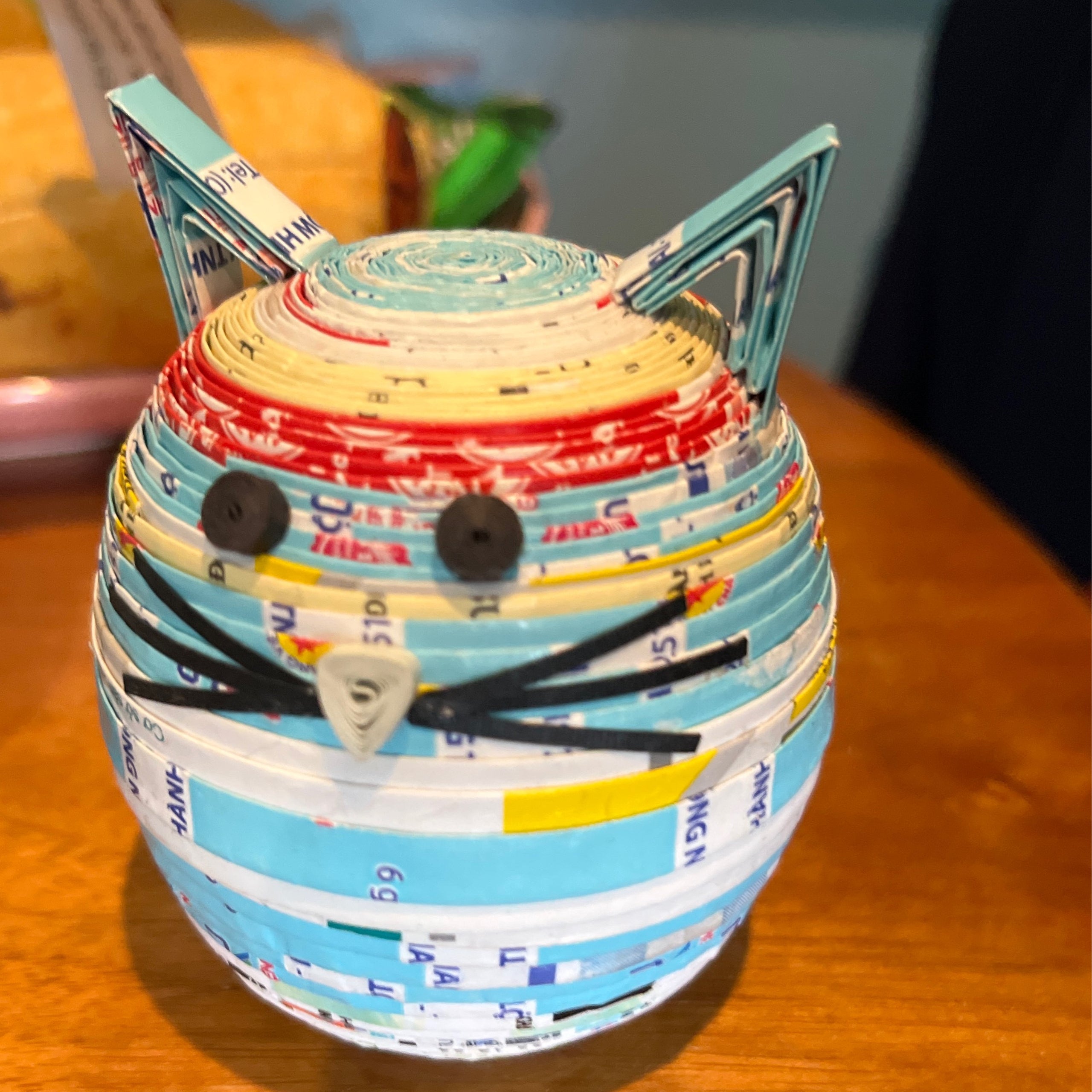 Coiled Paper Cat Box My Site